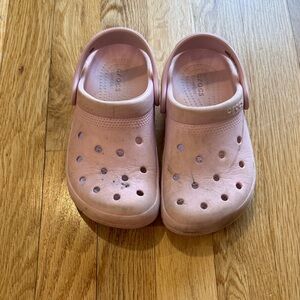 CROCS girls light pink size C13